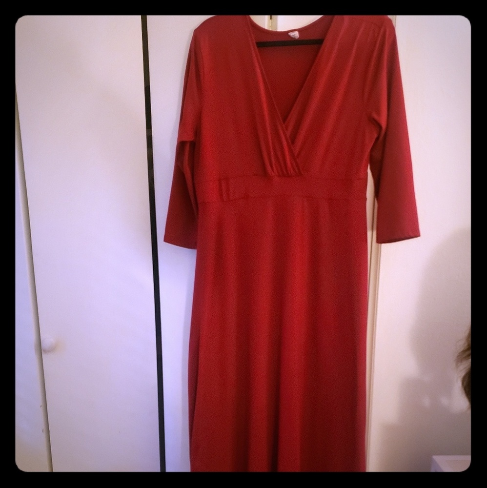 Red dress